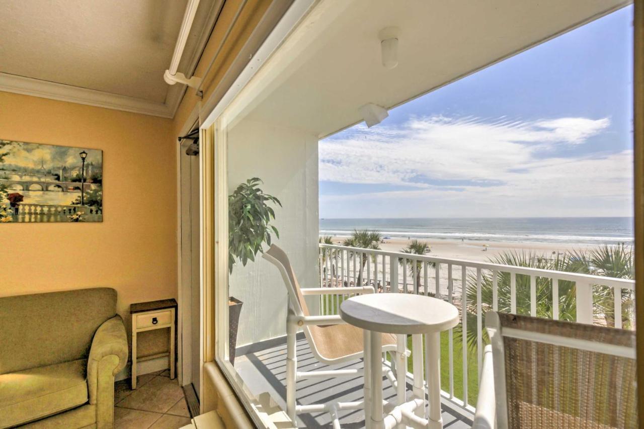 Daytona Beach Studio With Oceanfront Balcony And Pool! Ngoại thất bức ảnh