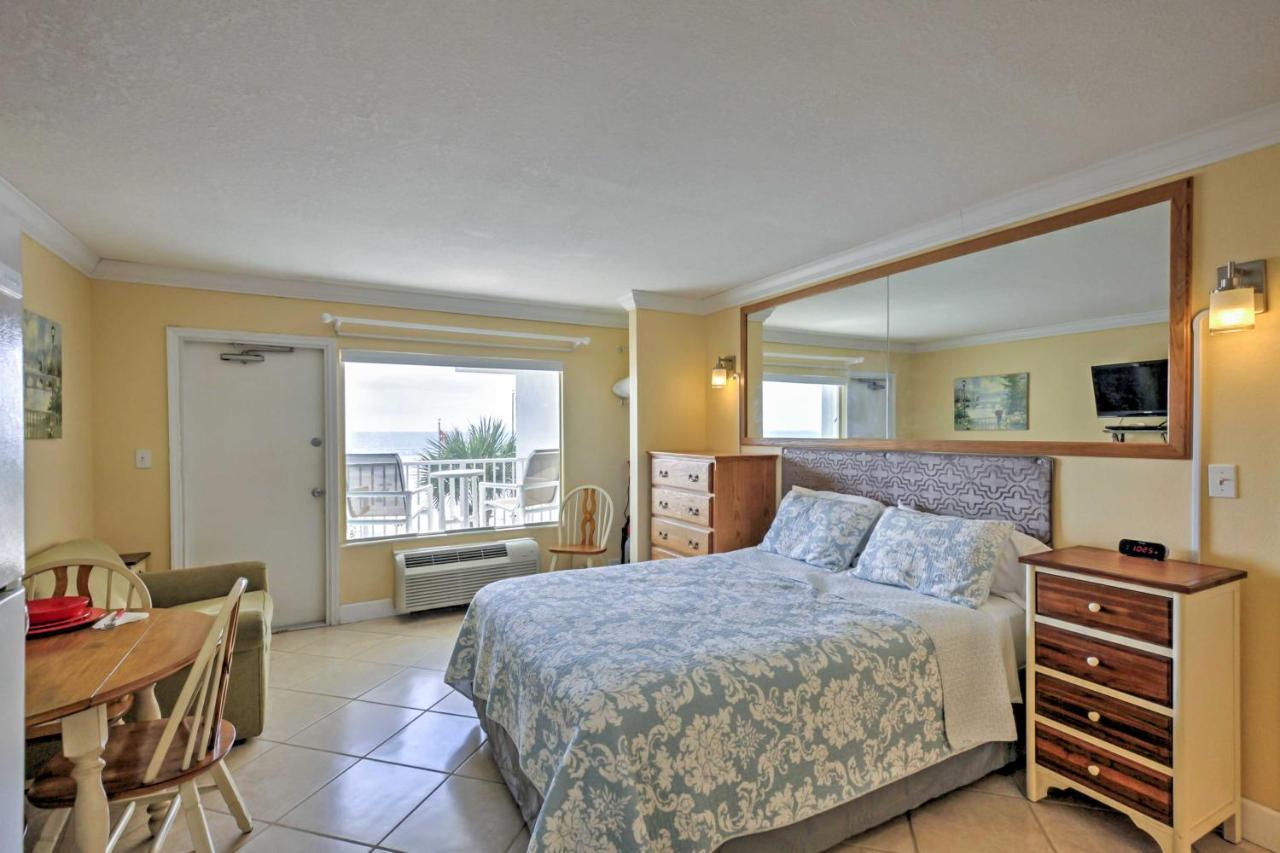 Daytona Beach Studio With Oceanfront Balcony And Pool! Ngoại thất bức ảnh