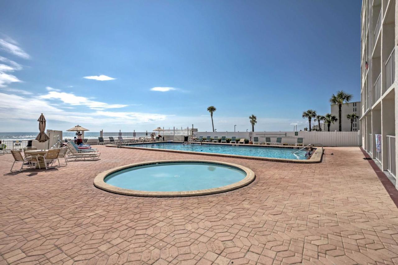 Daytona Beach Studio With Oceanfront Balcony And Pool! Ngoại thất bức ảnh